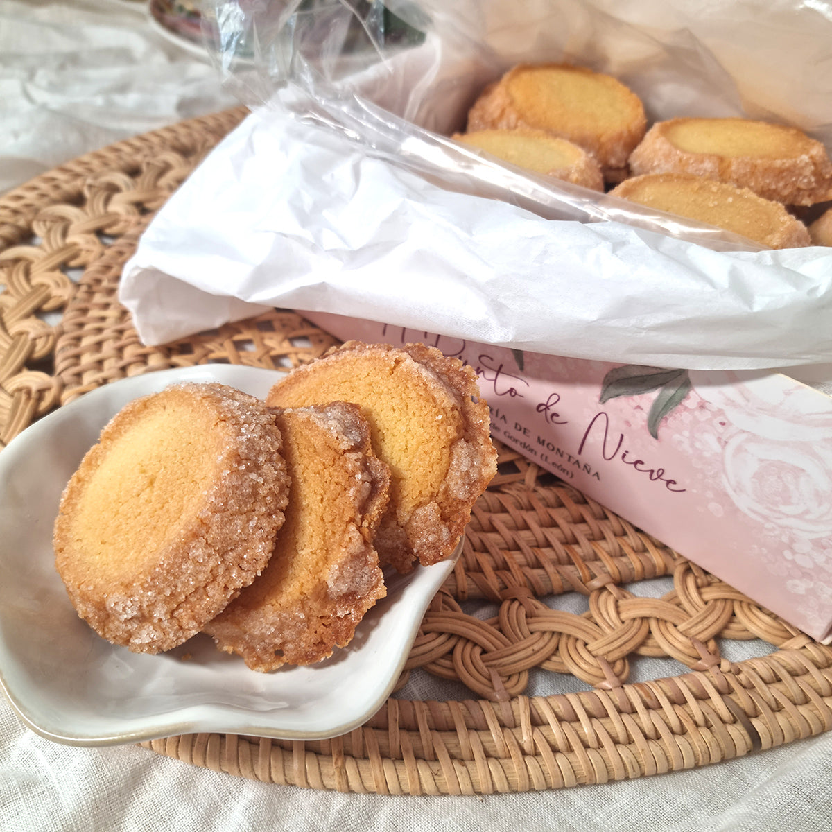 Resbalones de Mantequilla en caja de cartón