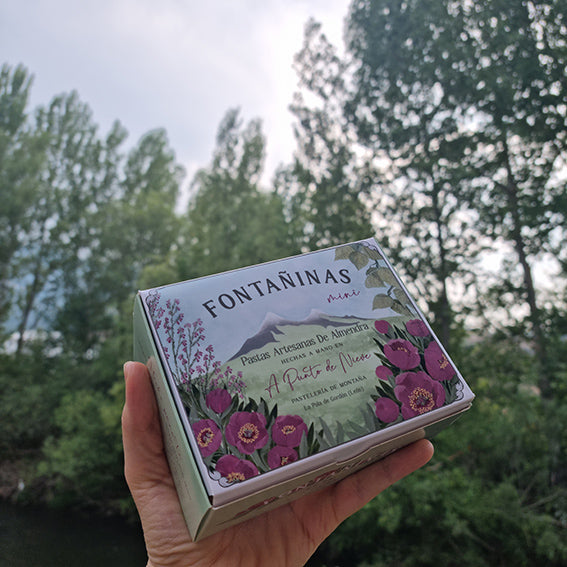Pack de pastas artesanas Fontañinas en caja metálica y Pastas Fontañinas Mini