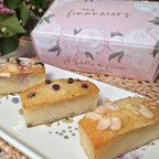 Trío de Financiers en caja de cartón