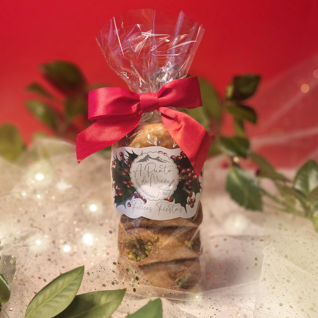 Cannoli artesanos de pistacho en bolsita