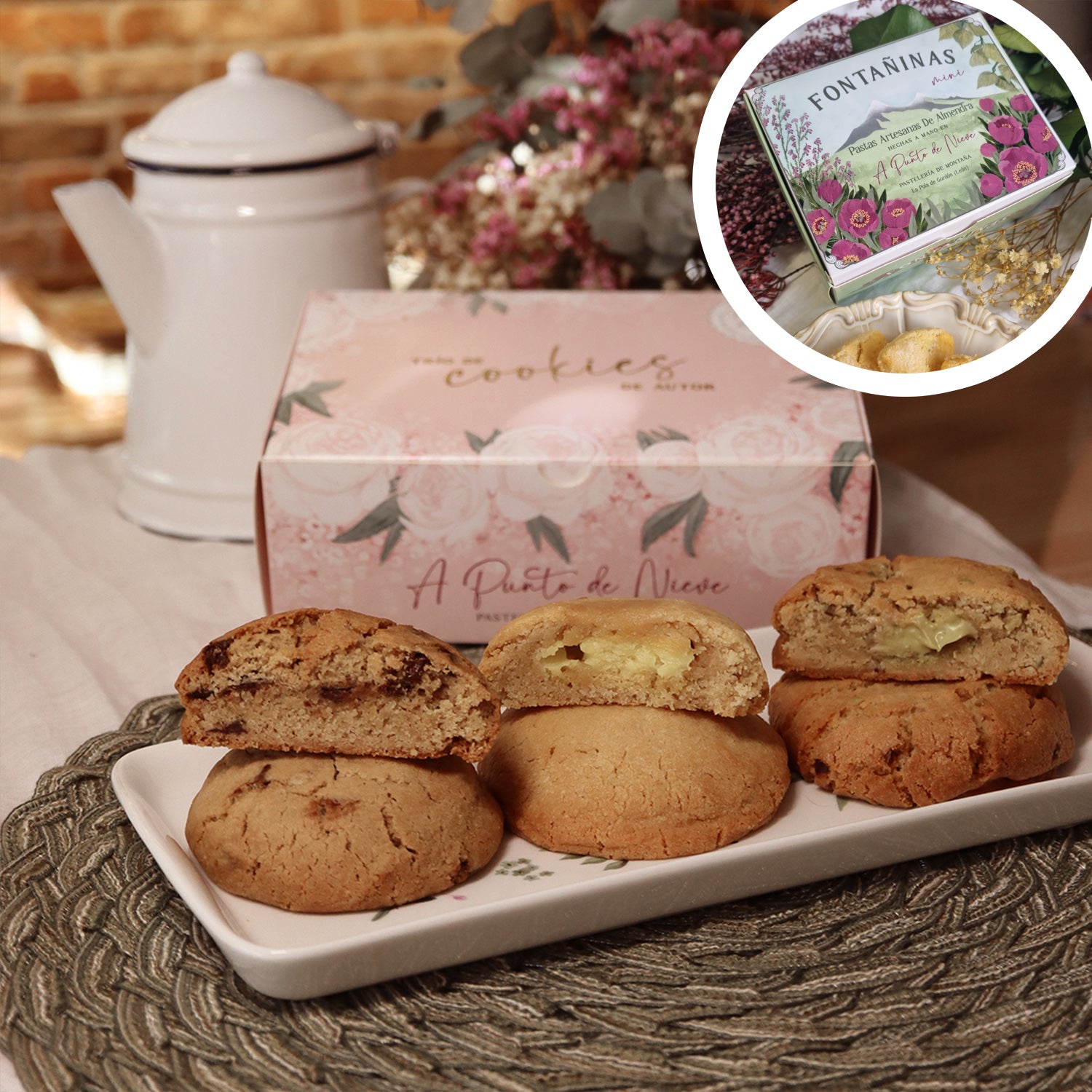 Pack de Fontañinas Mini y Trío de Cookies de Autor