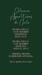 Colección Aperitivos de Gala (Recogida en Pastelería o en León)