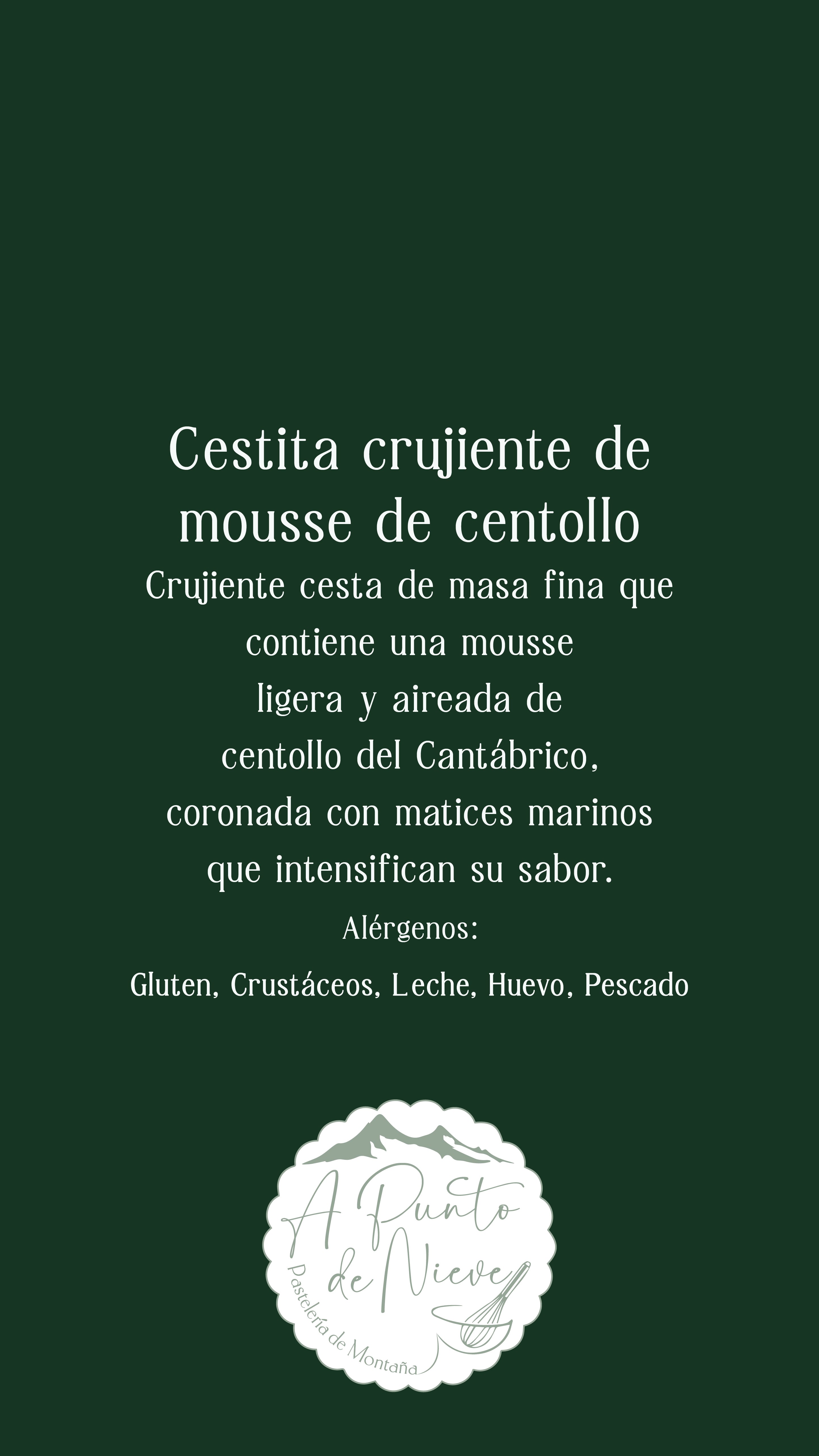 Colección Aperitivos de Gala (Recogida en Pastelería o en León)