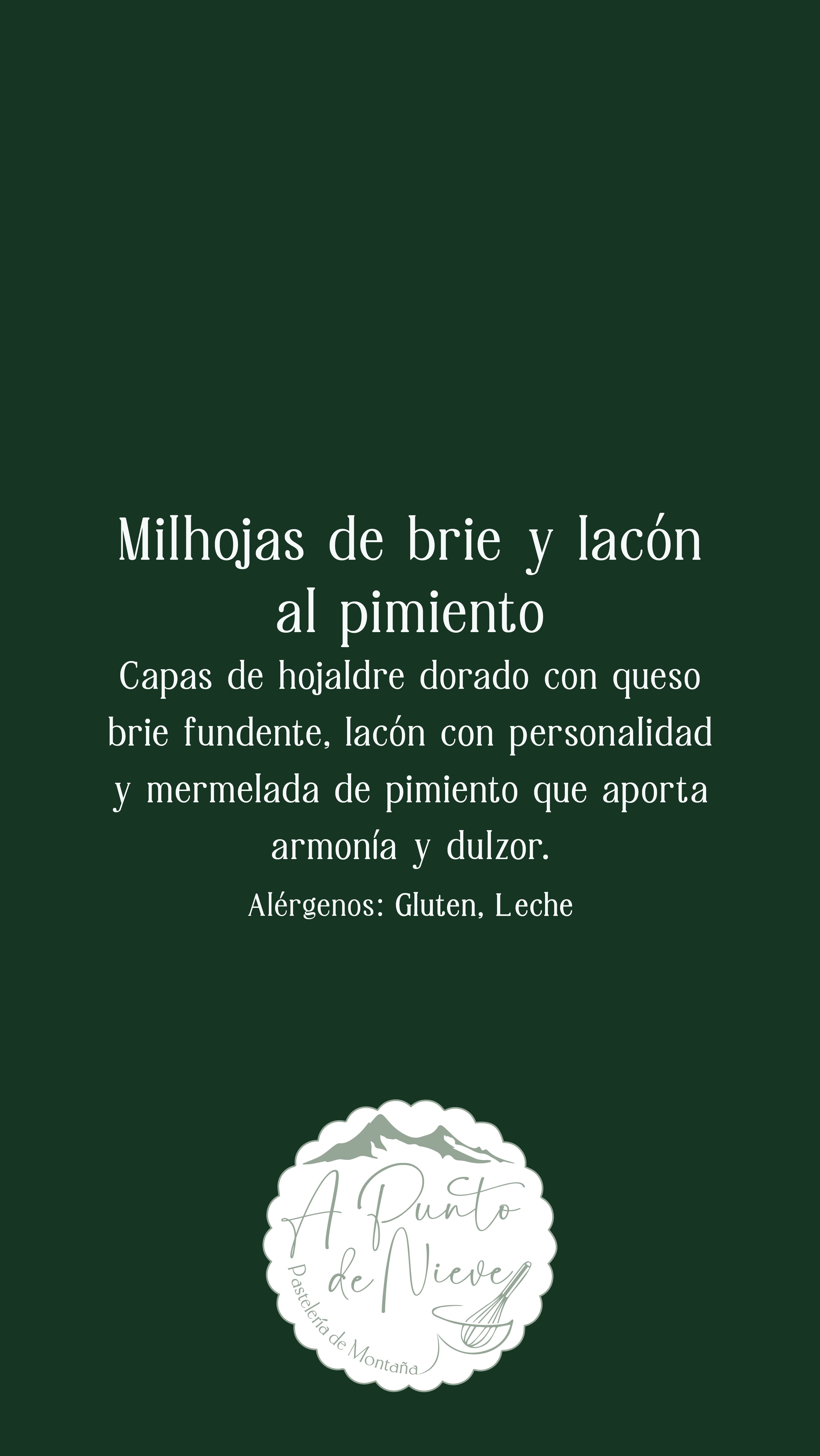 Colección Aperitivos de Gala (Recogida en Pastelería o en León)